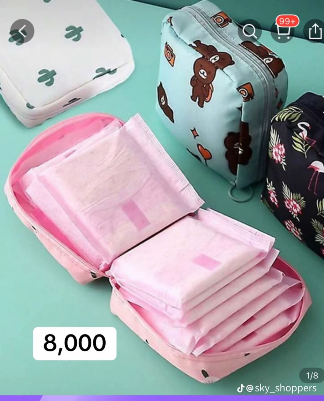 Sanitary Napkin Storage Bags