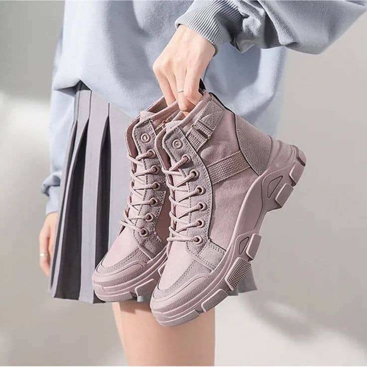 Women’s Lace-Up Ankle Boots.