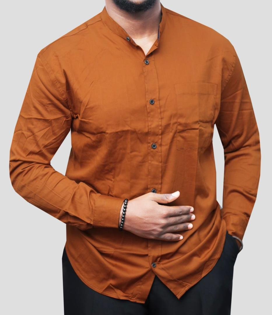 men’s long-sleeved shirt,