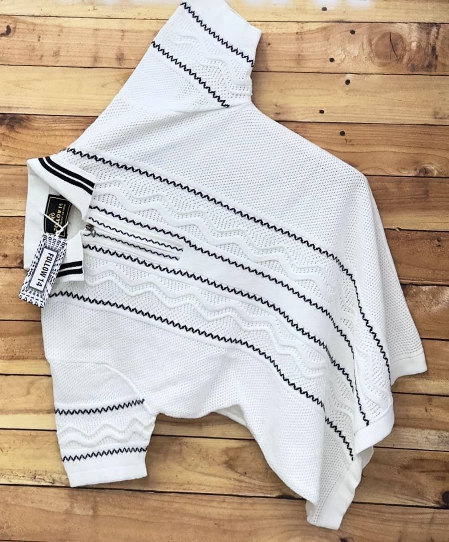 white men’s knitted t-shirt
