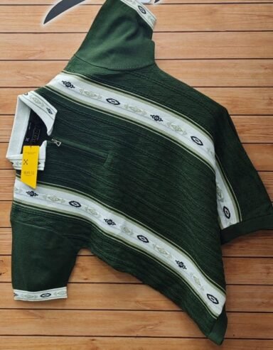 multi-color knitted t-shirt