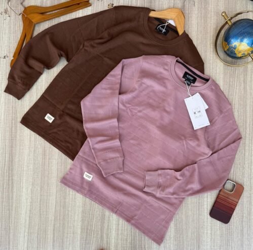 crew-neck sweaters