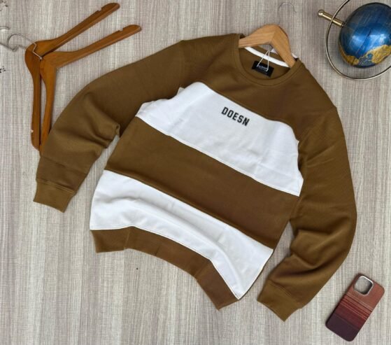 casual crew neck sweatshirt.