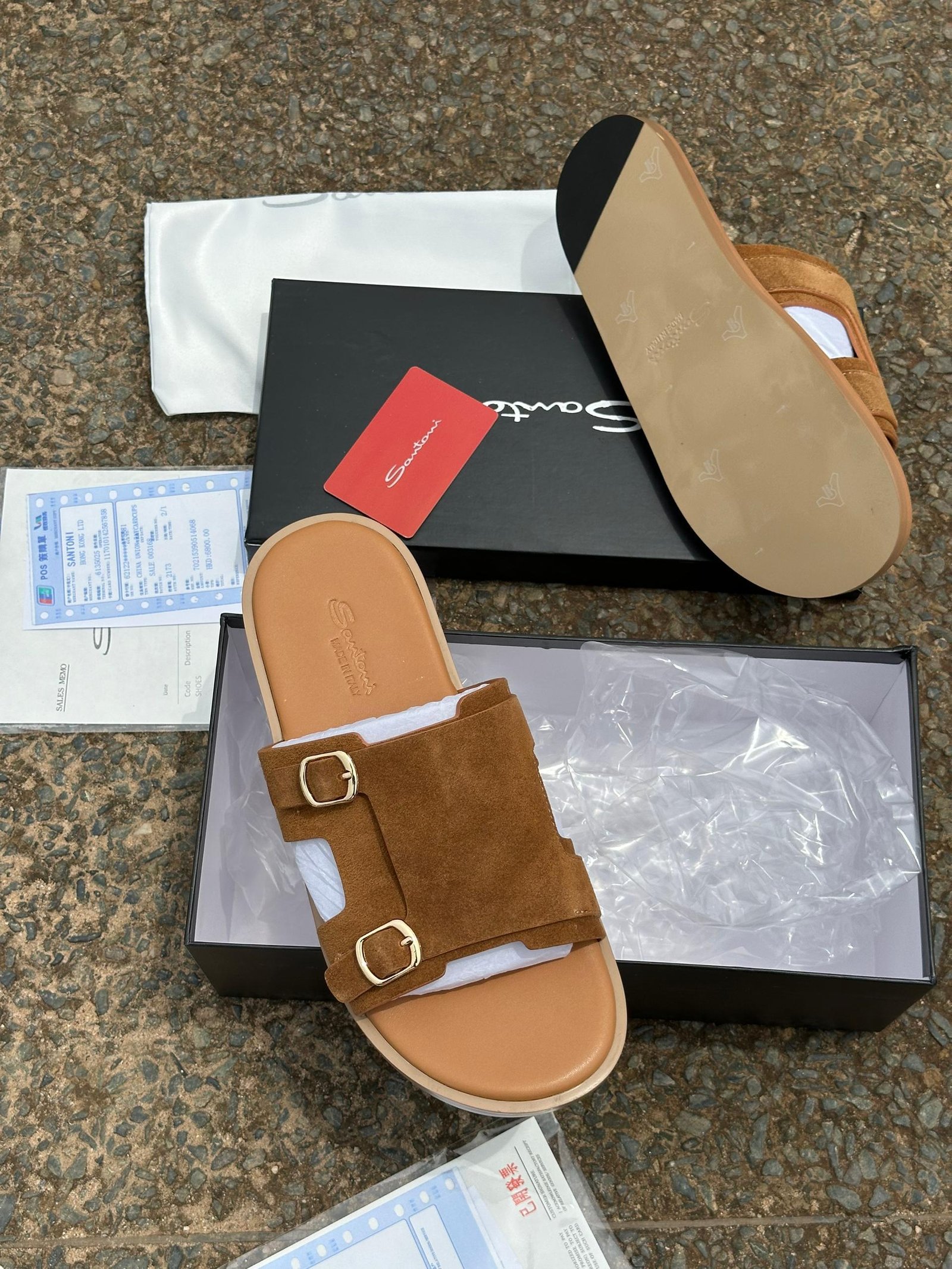 Zara Buckled Suede Sandals