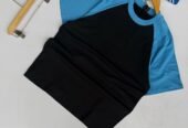 two-tone-short-sleeved t-shirt