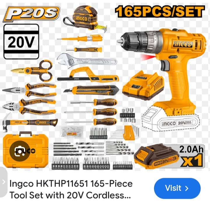 Ingco HKTHP11651 165-Piece Tool Set