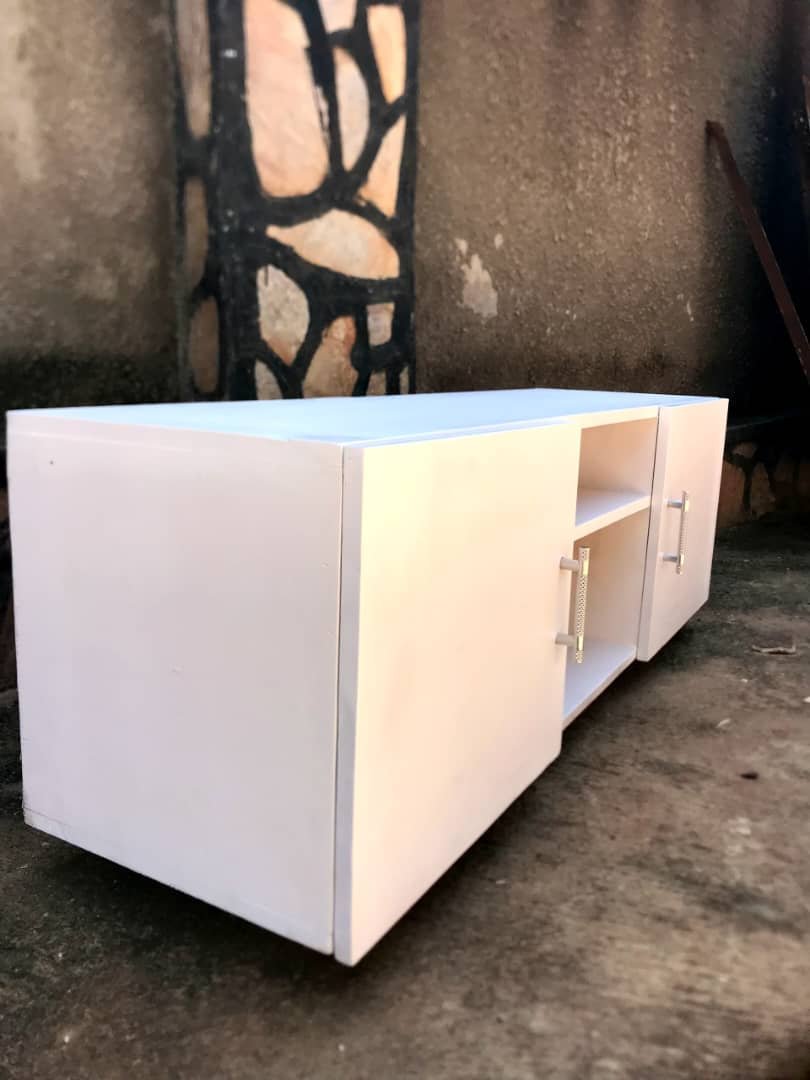 White TV stand