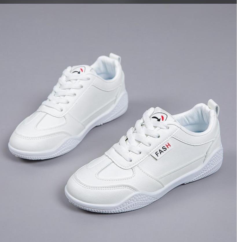white casual sneakers