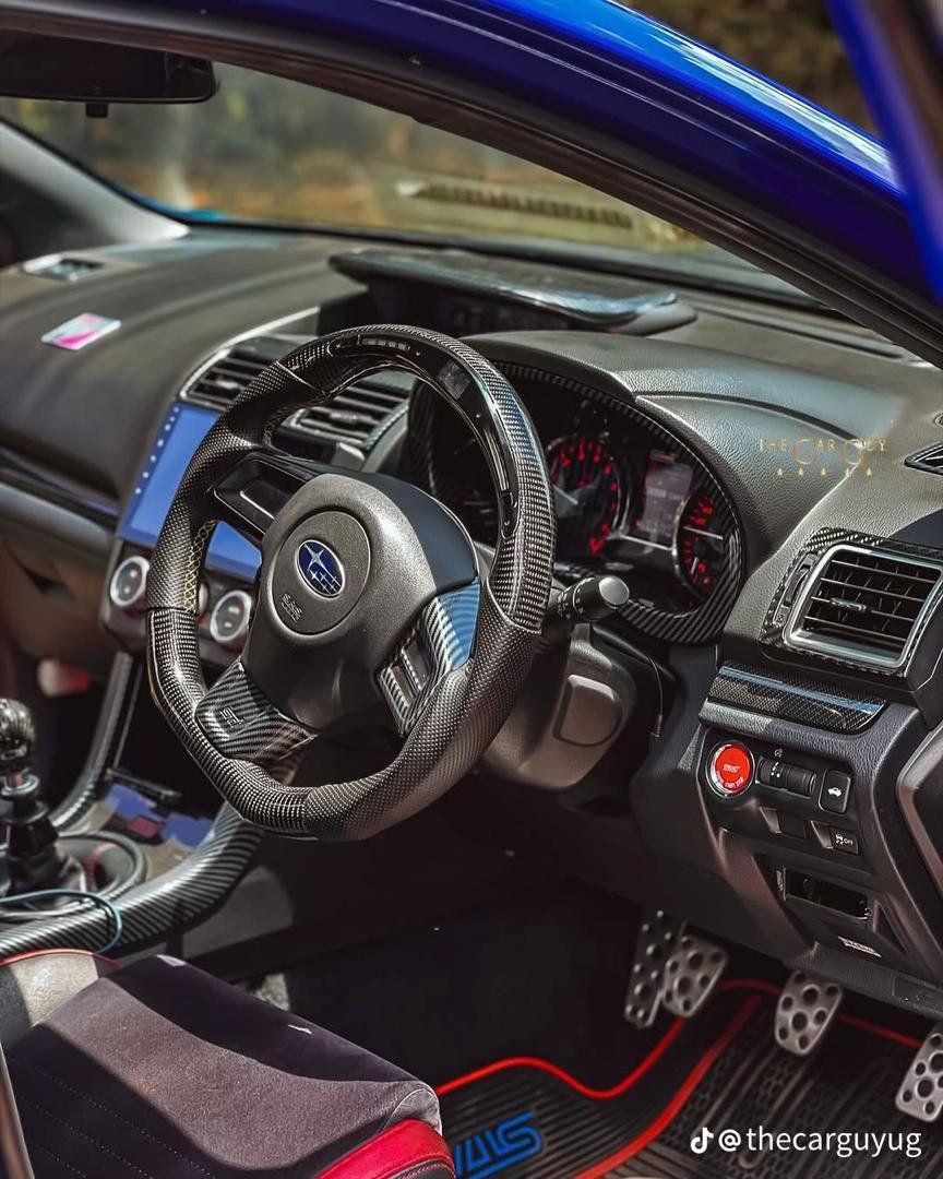 blue 2016 Subaru WRX STI