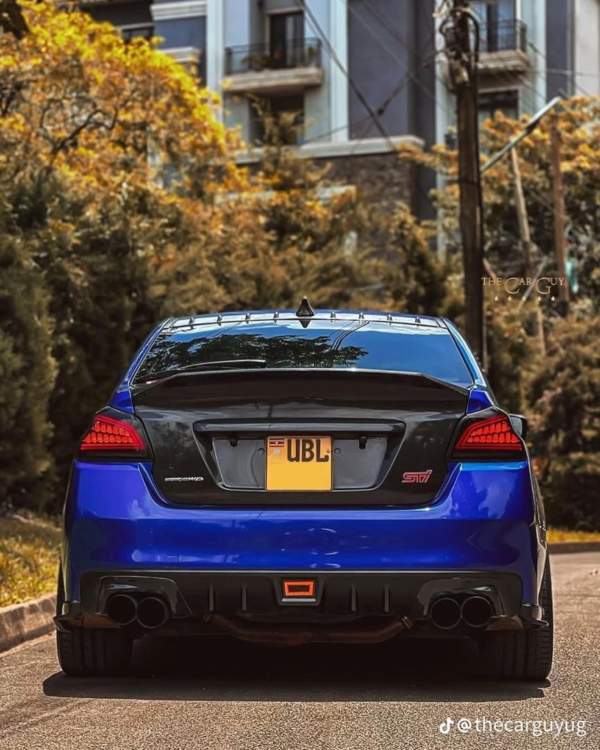 blue 2016 Subaru WRX STI