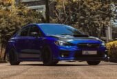 blue 2016 Subaru WRX STI