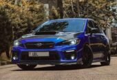 blue 2016 Subaru WRX STI
