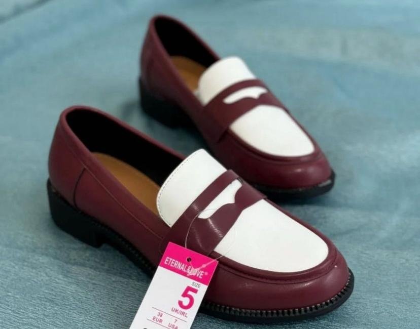 two-toned loafers