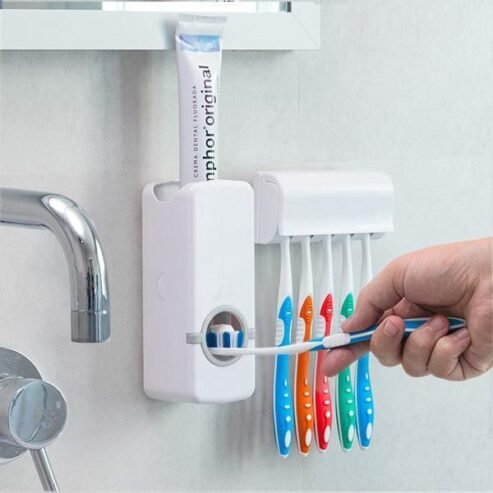 automatic toothpaste dispenser