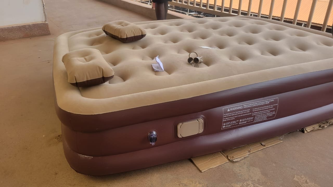 GFSDGF Premium Air Bed Inflatable Double Coupling Mattress