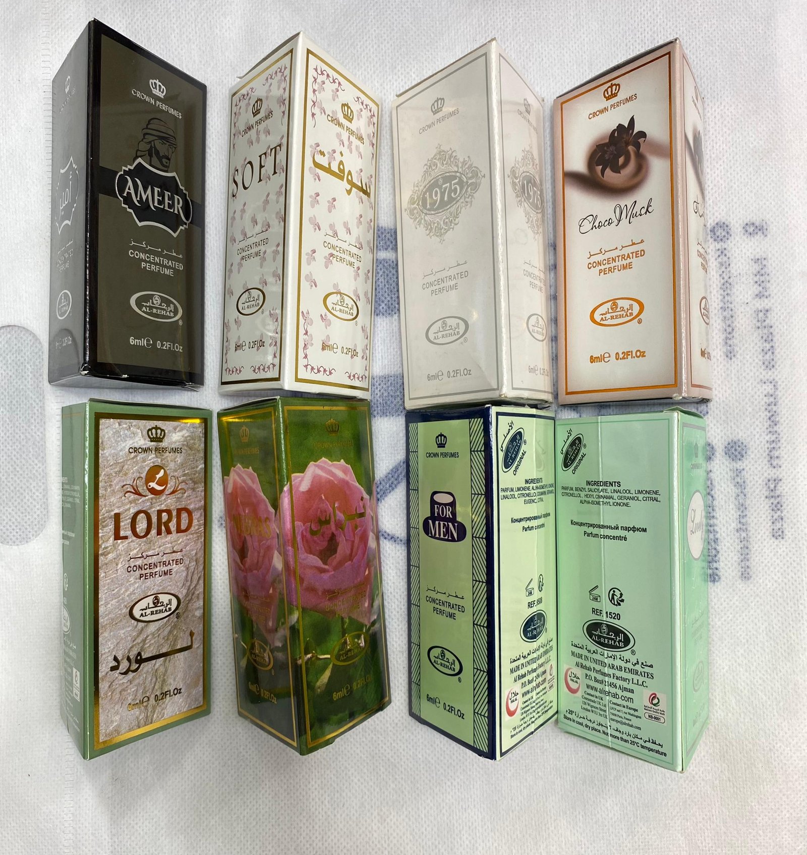concentrated perfume oils