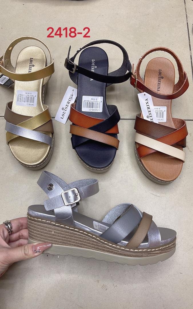 Louiserina brand wedge sandals