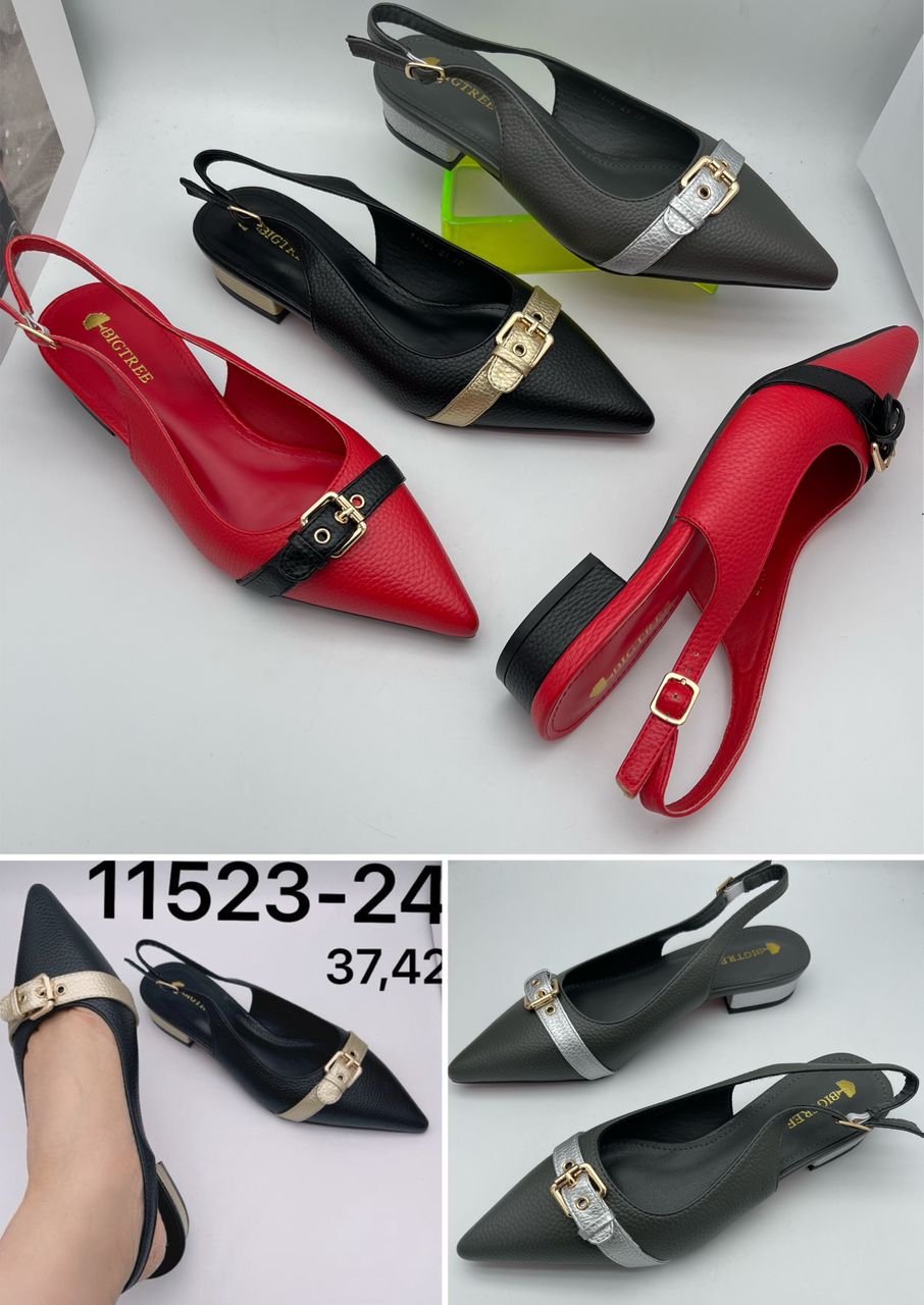 pointed-toe slingback mules