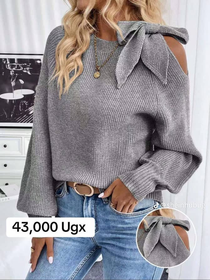 GREY WOMEN SWEATER