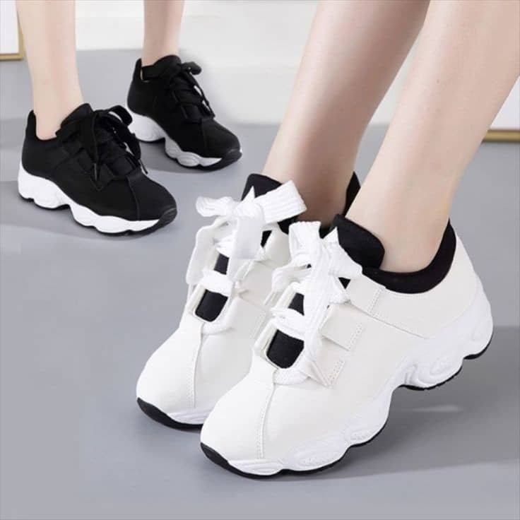 women’s chunky sole sneakers