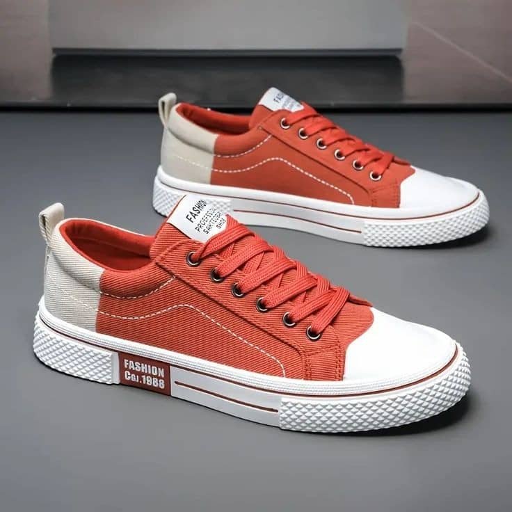 casual canvas sneakers