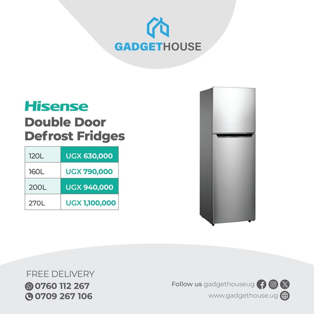 Hisense Double Door Defrost Fridge