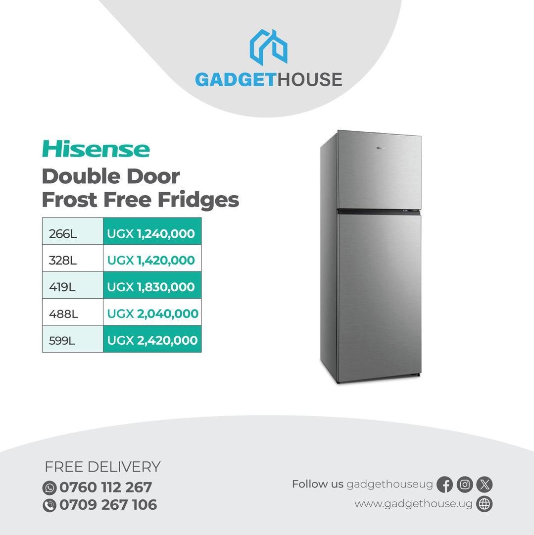 Hisense Double Door Frost Free Fridge