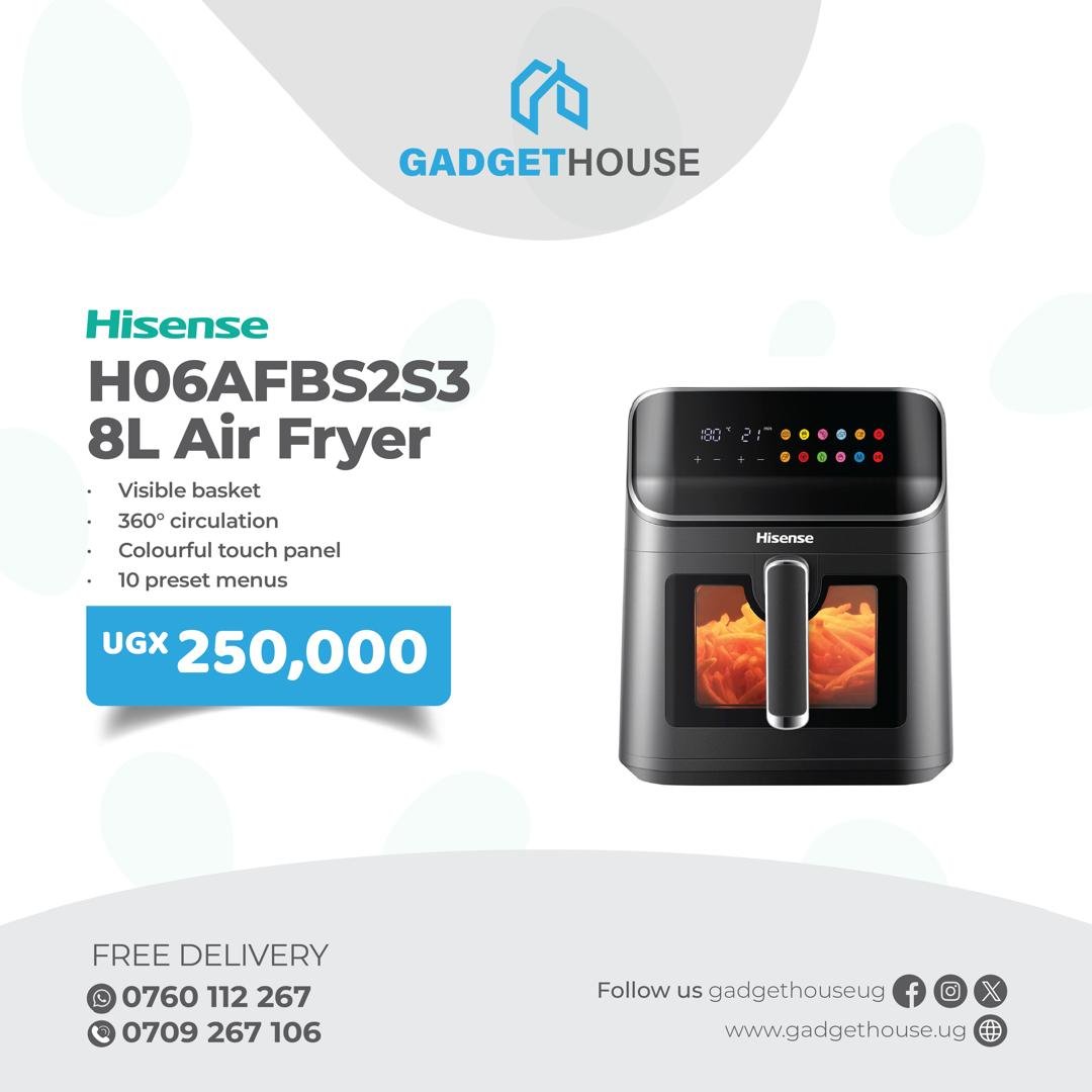 Hisense H06AFBS2S3 8L Air Fryer,