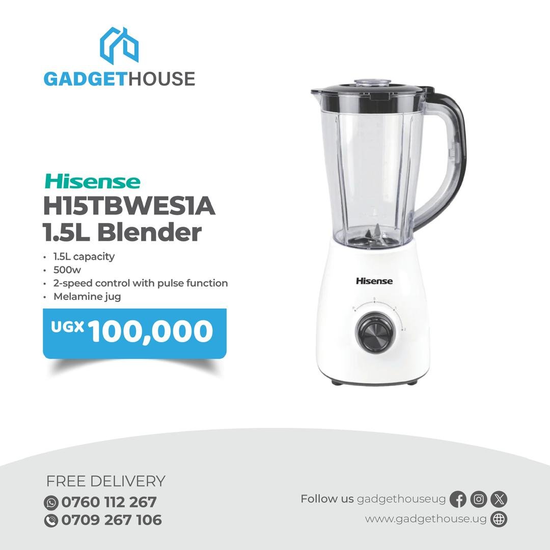 Hisense H15TBWES1A 1.5L Blender.