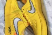 Nike Air Force 1 Low x Off-White “University Gold” sneakers