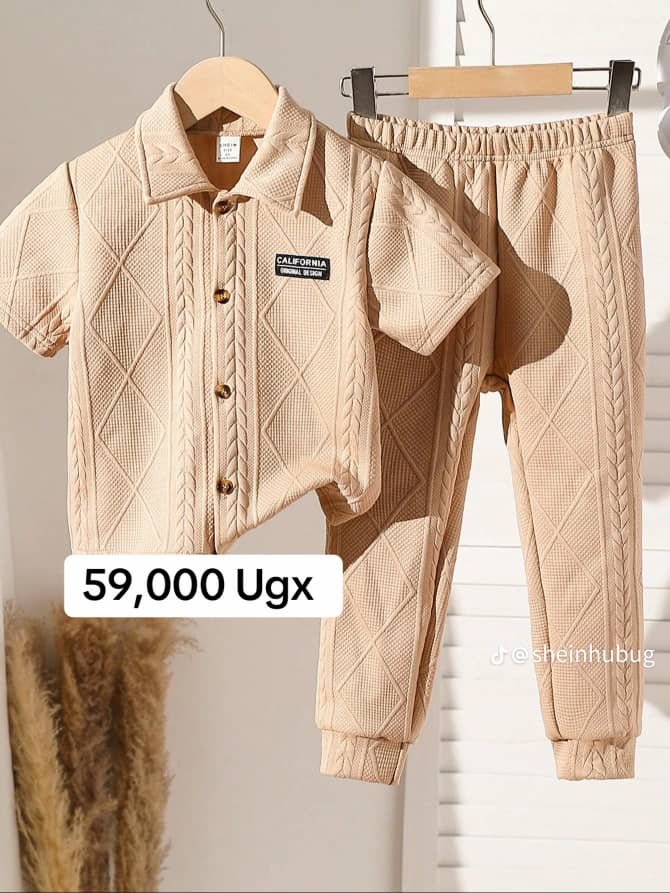 two-piece set for young boys