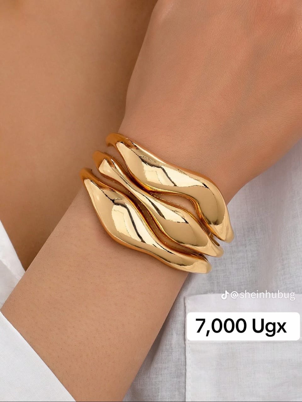 gold-plated bangles