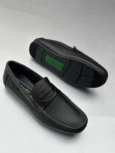 black moccasins