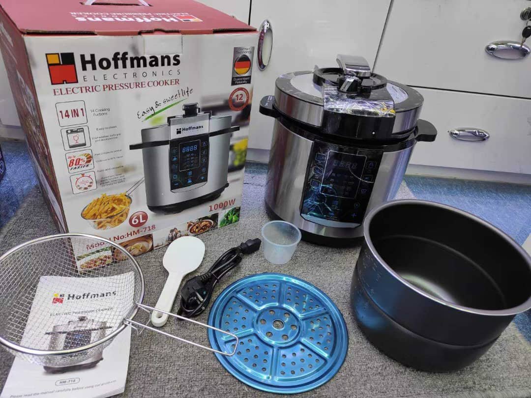 Hoffmans 6L Electric Pressure Cooker, model HM-718