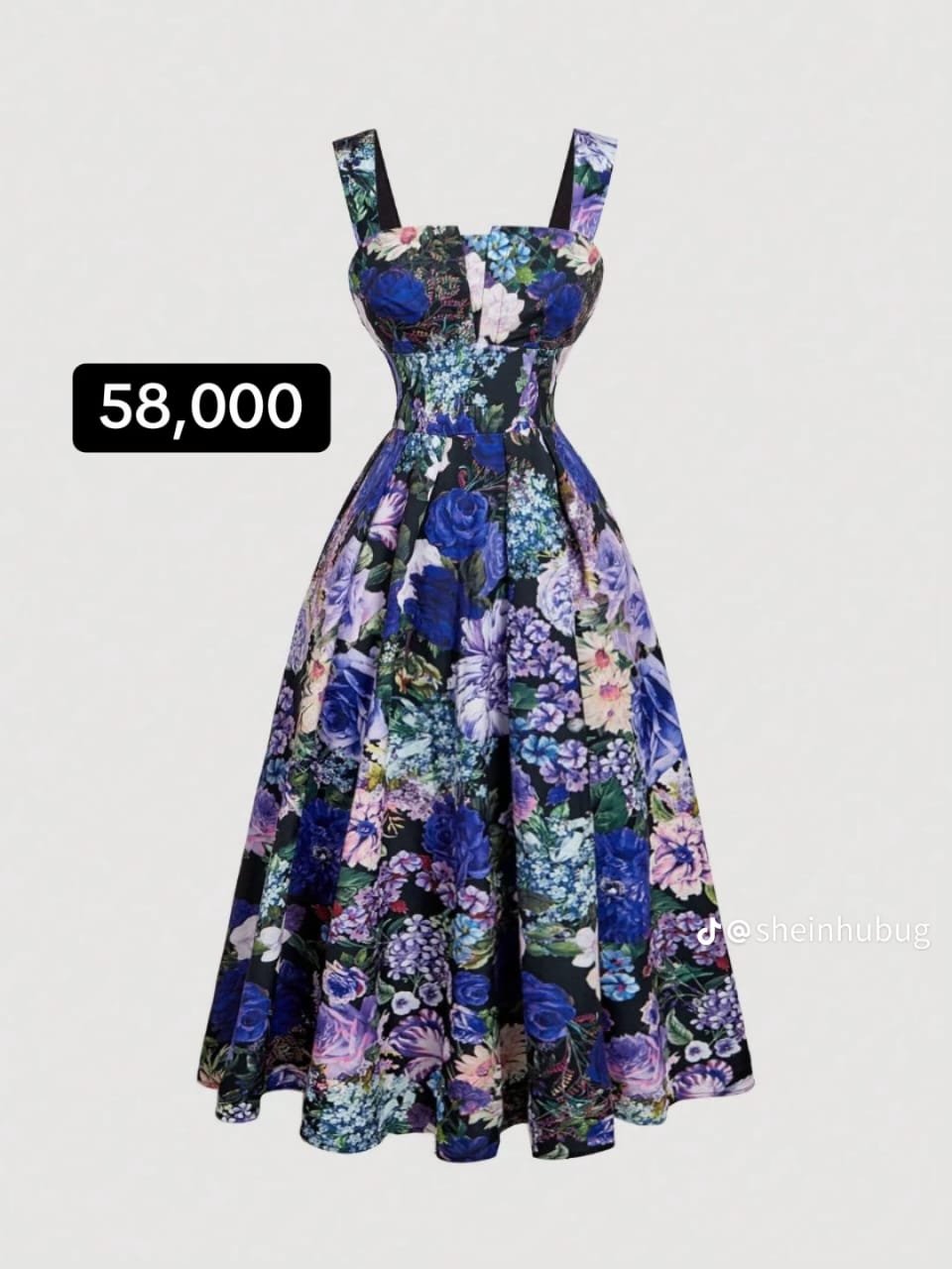 MULTI COLOURED FLORAL MAXI DRESS