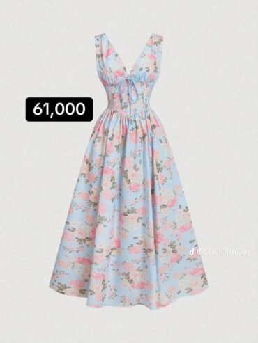 LONG FLORAL DRESS