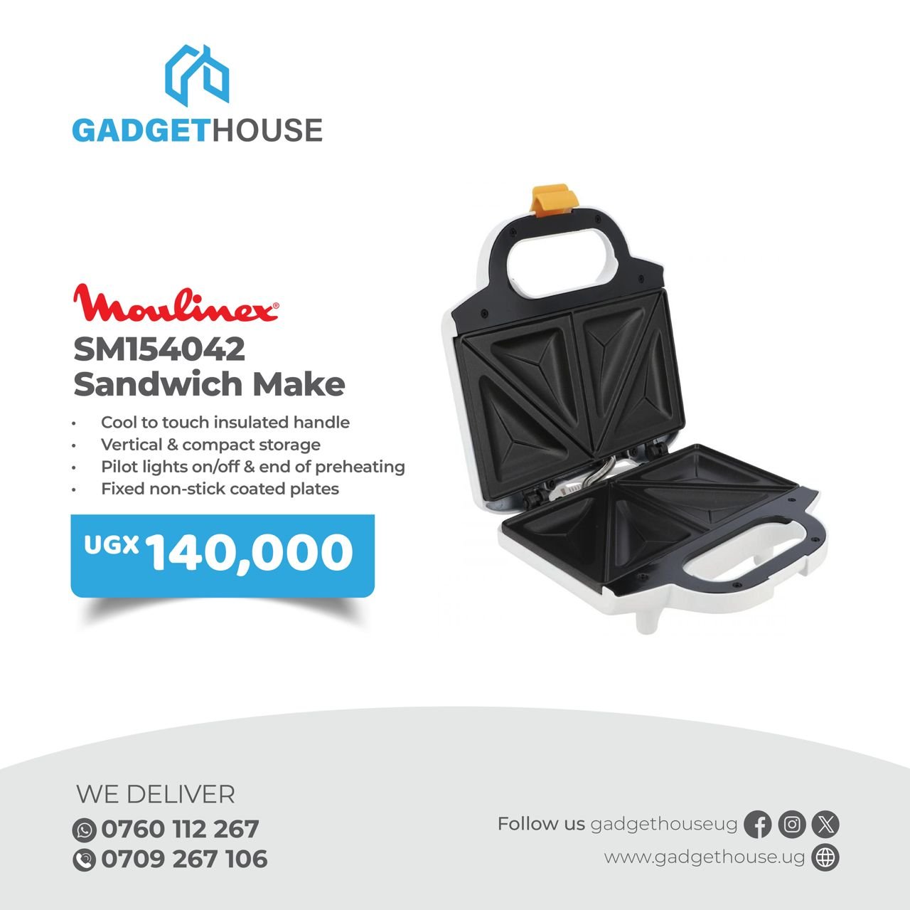 Moulinex SM154042 Sandwich Maker