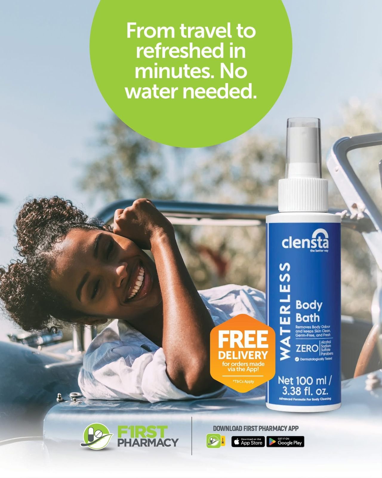 Clensta Waterless Body Bath