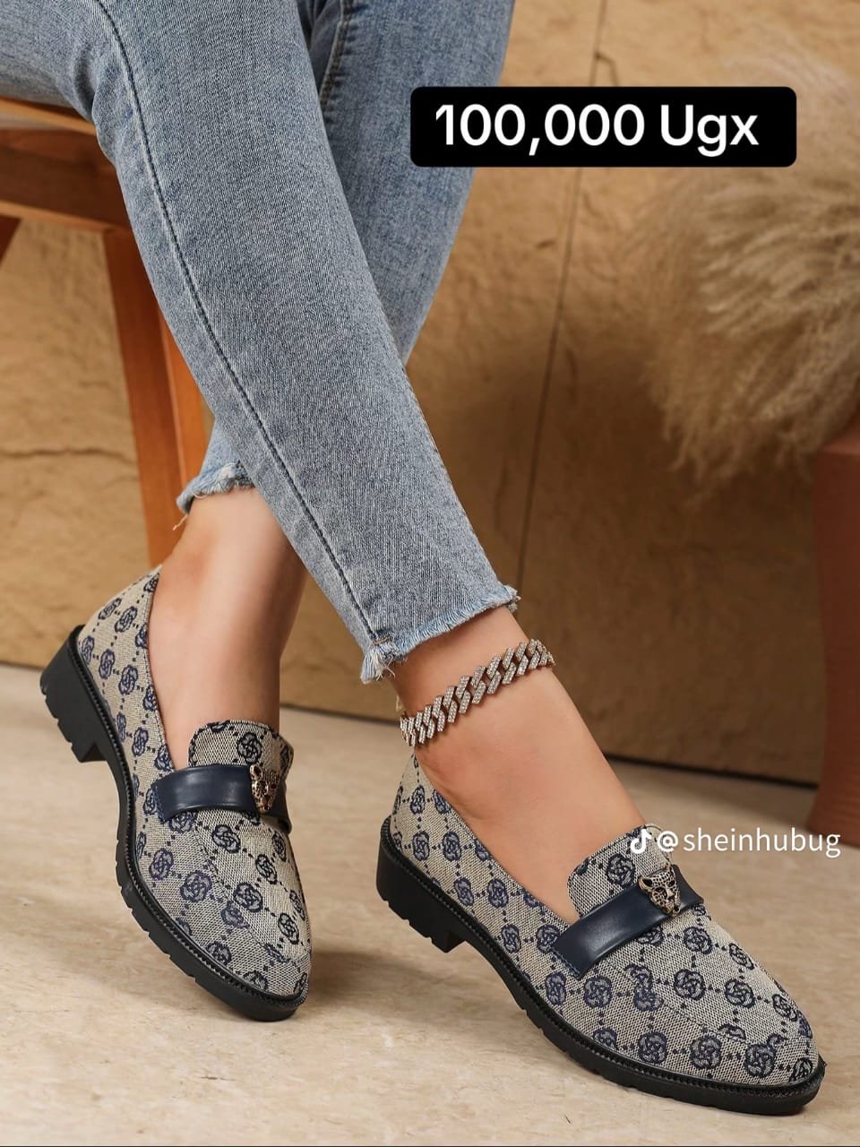 flat, slip-on loafers