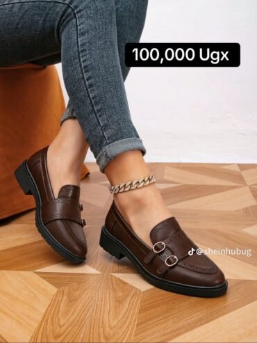 flat, slip-on loafers