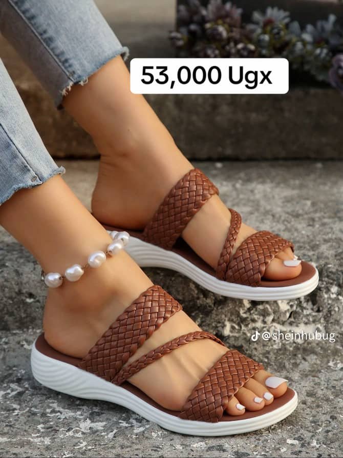 platform slide sandal