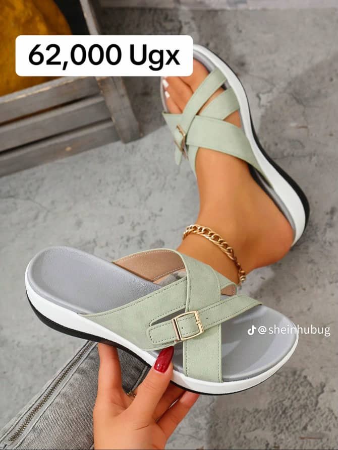 platform slide sandal