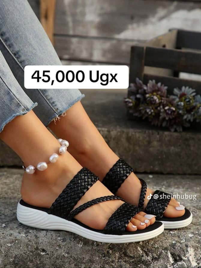 platform slide sandal