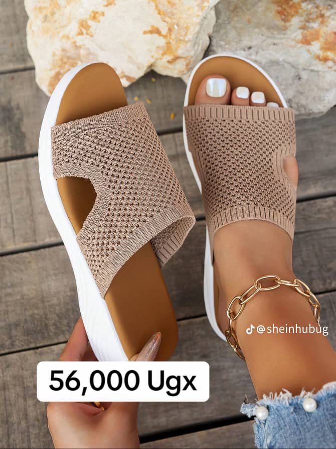 platform slide sandal