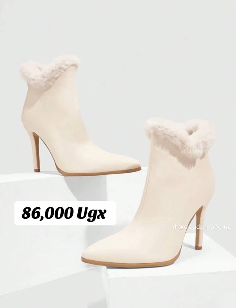 white ankle boots