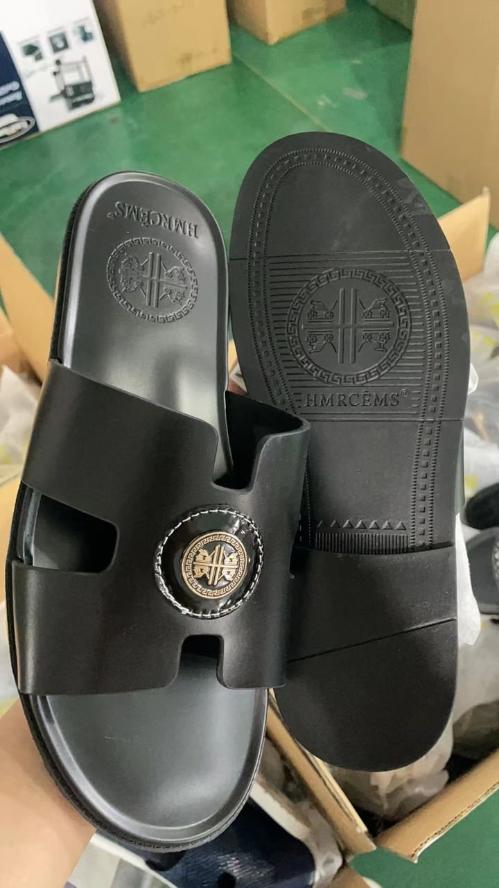 open-toe slide sandals