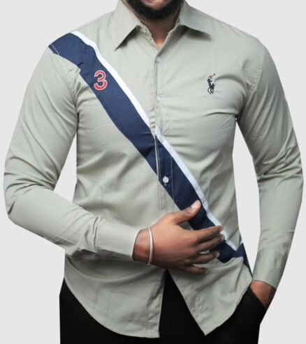 long-sleeved men’s shirt,