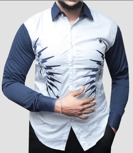 men’s long-sleeved shirt.