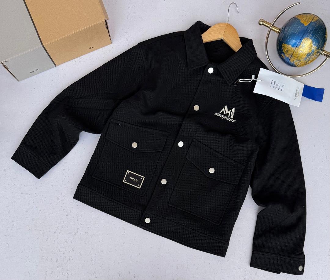 men’s black utility jacket