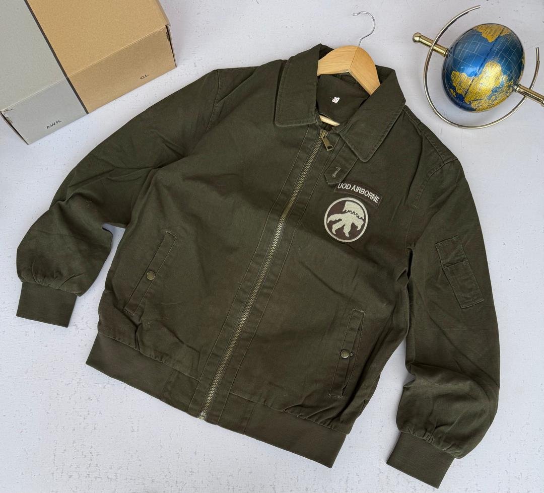 military-style bomber jacket